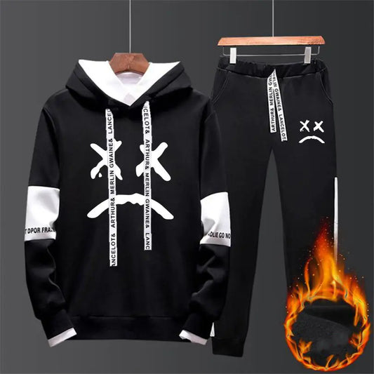 Couples Fleece Hoodie Set - Lil Peep Street Style